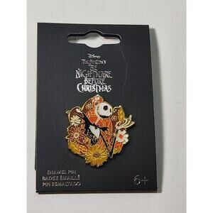 Loungefly Disney Nightmare Before Christmas Jack Fall Autumn Floral Pin Enamel